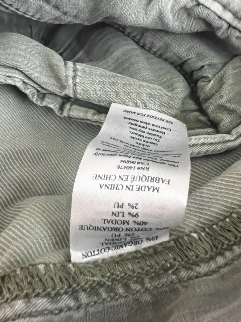 Faherty Men's Essential Linen Organic Cotton Modal Pull On Casual Shorts Gray M